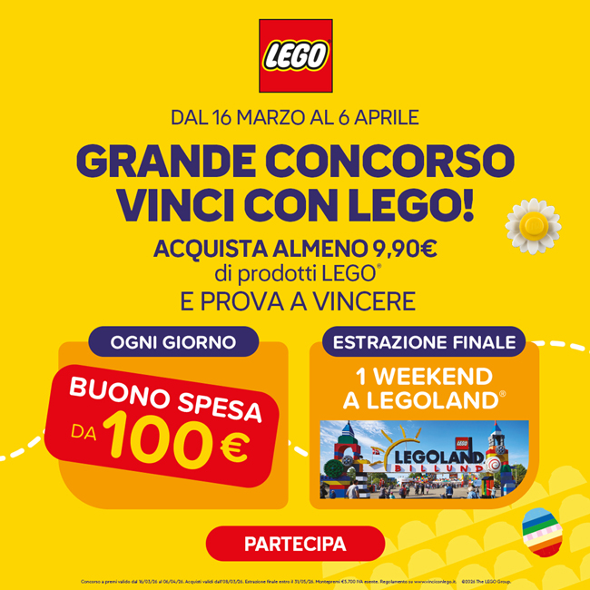 Concorso LEGO Pasqua 2026
