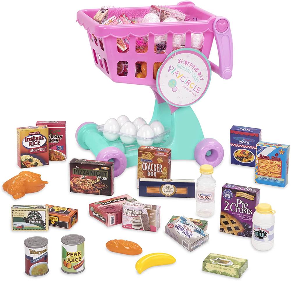 PLAY CIRCLE SHOPPING CART E GROCERIES 7211Z