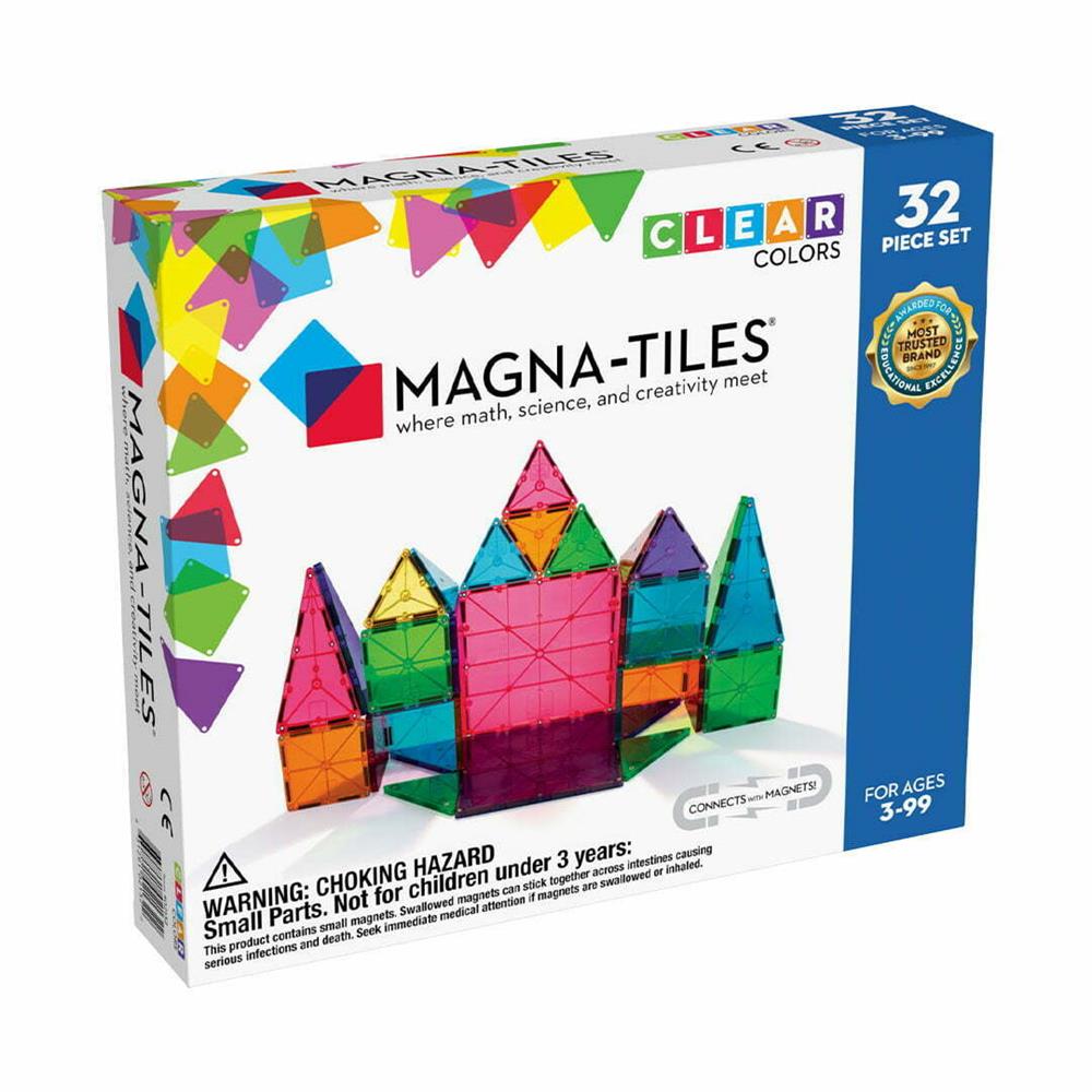 MAGNA-TILES CLEAR COLORS - 32 ELEMENTI 02132