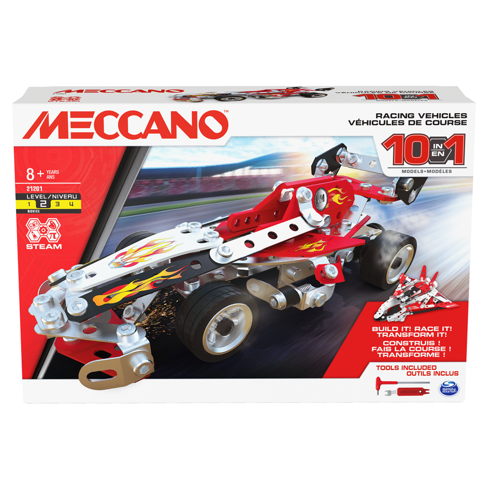 MECCANO MULTI MODELLO DA 10 VEICOLI DA GARA 6060104