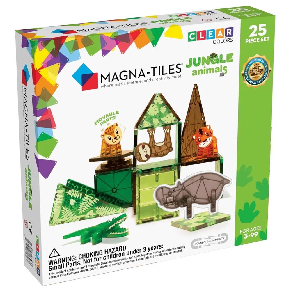 MAGNA-TILES JUNGLE ANIMALS - 25 ELEMENTI 21225