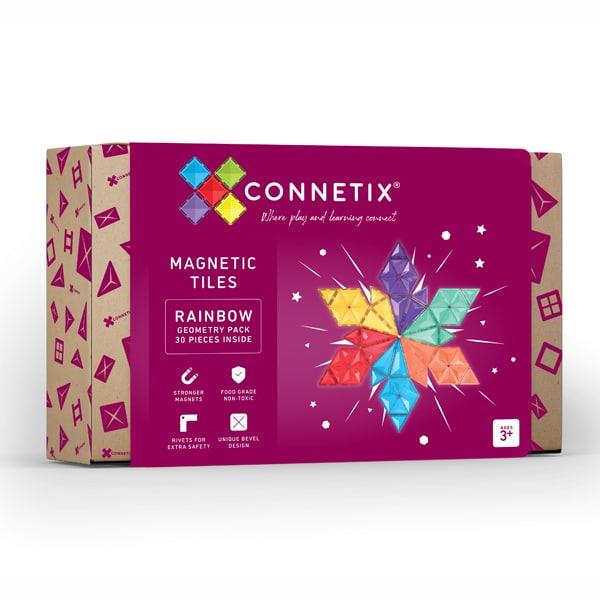 CONNETIX PANNELLI MEGNETICI RAINBOW GEOMETRY PACK 30 PZ