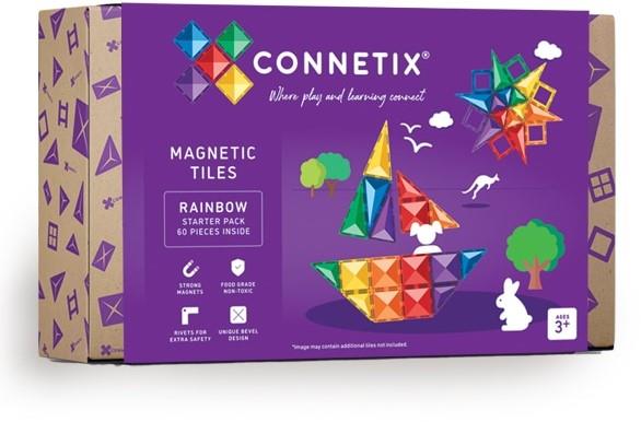 CONNETIX PANNELLI MAGNETICI RAINBOW STARTER PACK 60 PZ