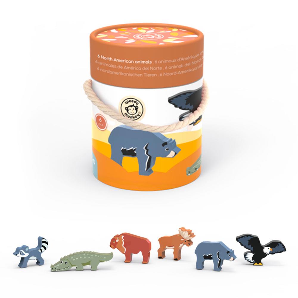 SPEEDY MONKEY ANIMALI DEL MONDO - NORD AMERICA SPD6051