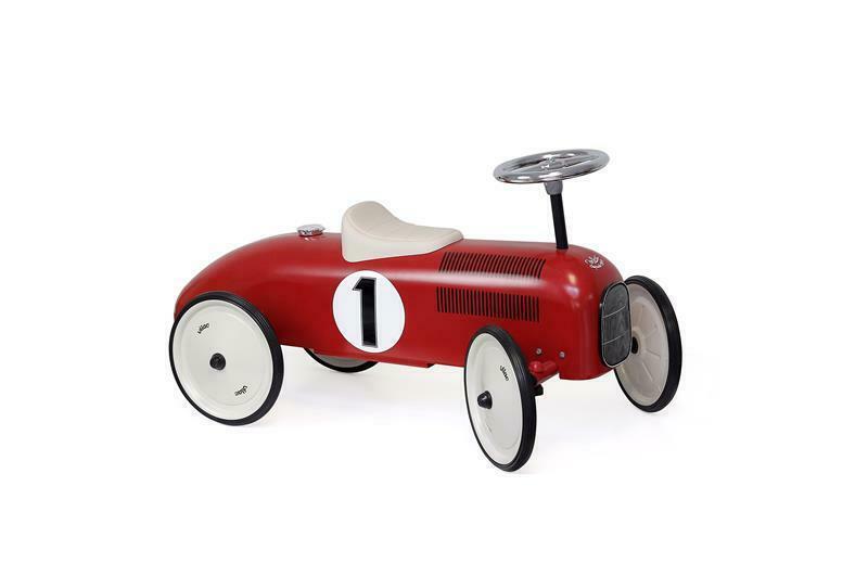 VILAC RED & CREAM VINTAGE CAR 1049S