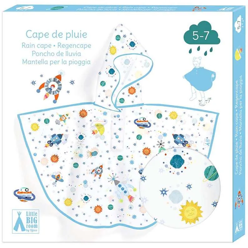 DJECO ROCKET RAIN CAPE - M DD04683