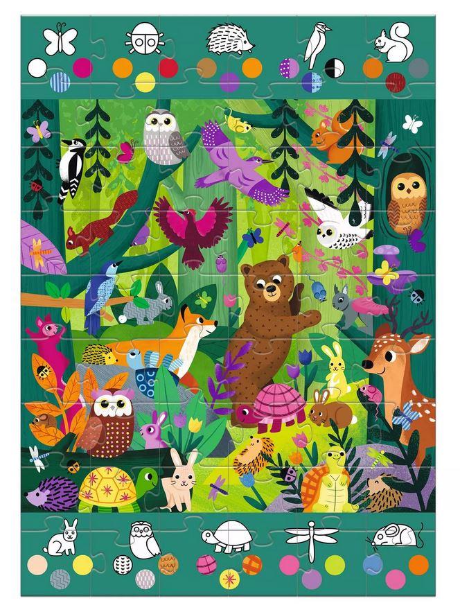 DJECO GIANT PUZZLE - OSSERVIAMO LA FORESTA 54PZ DJ07149