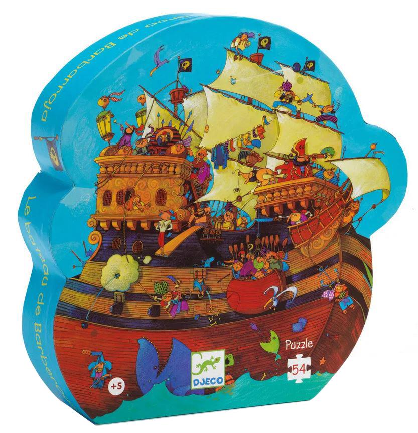 DJECO SILHOUETTE PUZZLE - BARBAROSSA'S BOAT 54PZ DJ07241