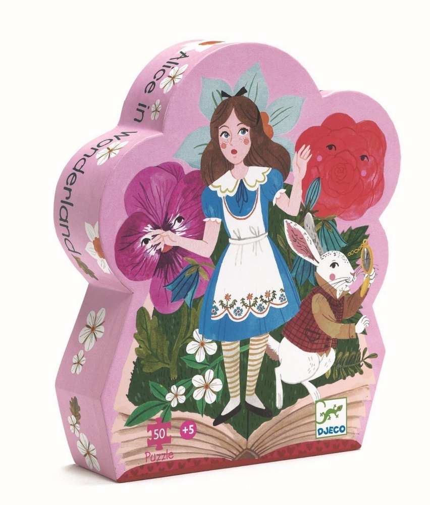 DJECO  SILHOUETTE PUZZLE - ALICE NEL MONDO DELLE MERAVIGLIE 50PZ DJ07260