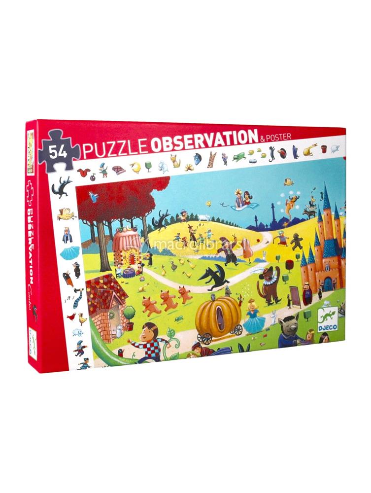 DJECO OBSERVATION PUZZLE - TALES 54PZ DJ07561