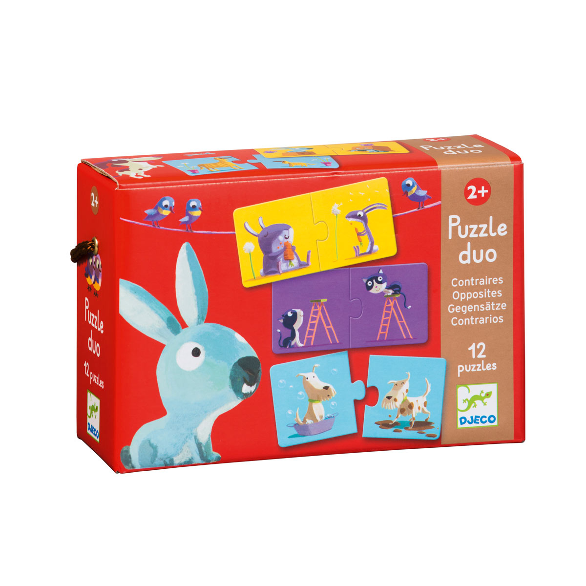 DJECO  PUZZLE DUO - ANIMALI E CONTRARI DJ08162