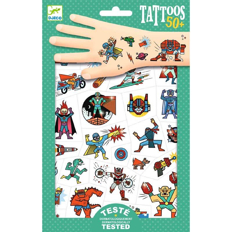 DJECO TATTOOS - HEROES VS VILLAINS DJ09614