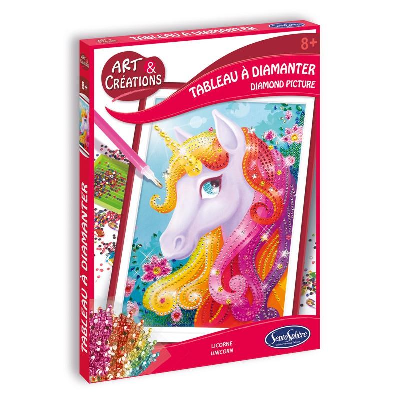 SENTOSPHÈRE TAVOLETTA A DIAMANTI - UNICORNO 3255