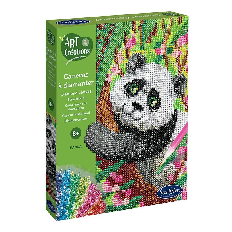 SENTOSPHÈRE PANDA - TELA DIAMANTATA 20350