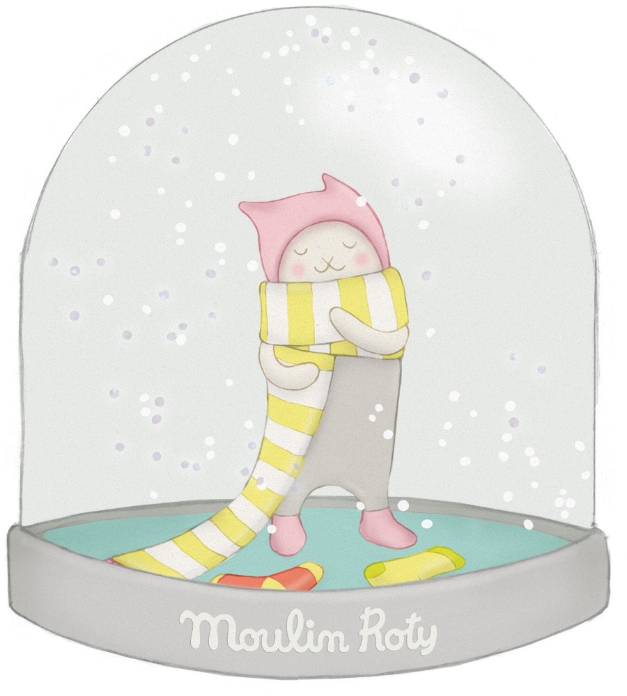 MOULIN ROTY PALLA DI NEVE CON GATTINA 663240