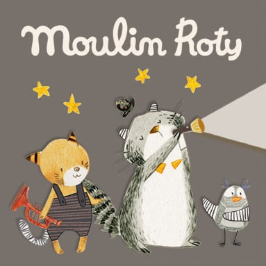 MOULIN ROTY  CONFEZIONE DI 3 DISCHI CERA UNA VOLTA GRIGIA 664365