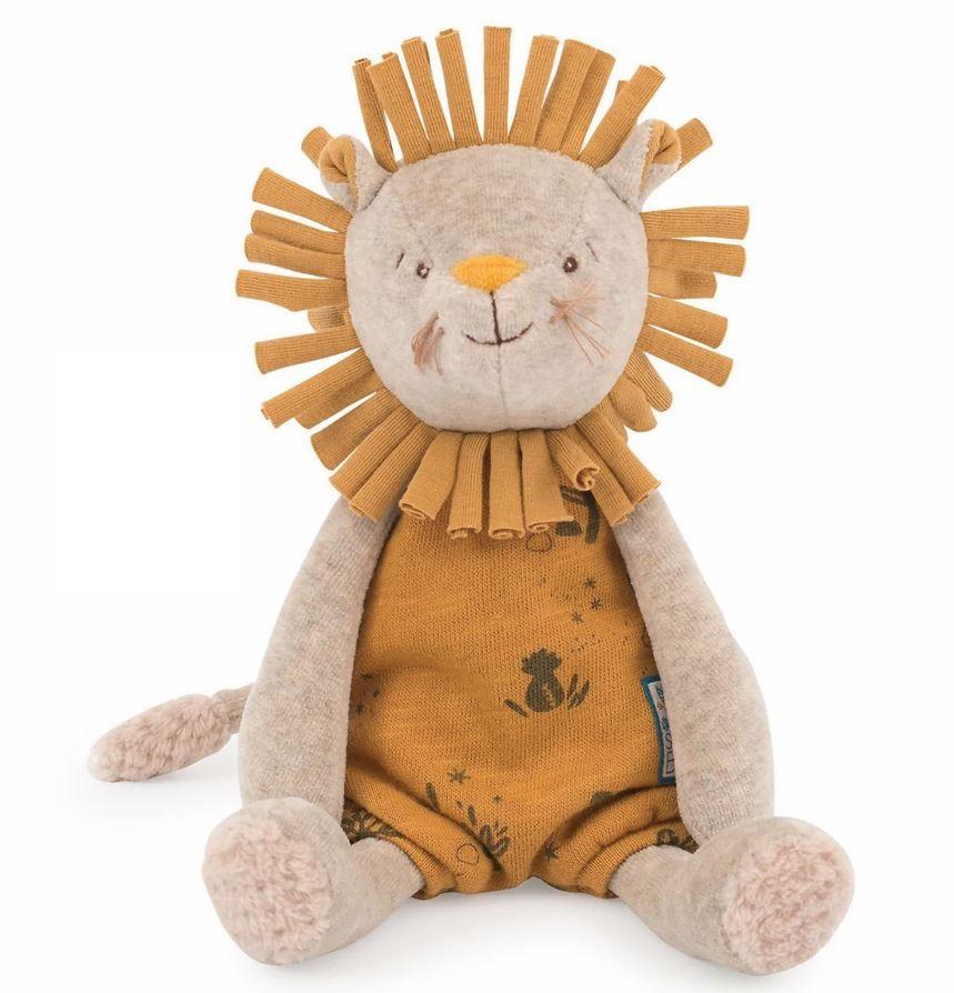 MOULIN ROTY PELUCHE MUSICALE CARILLON LEONE PAPRIKA SOUS MON BAOBAB 669041