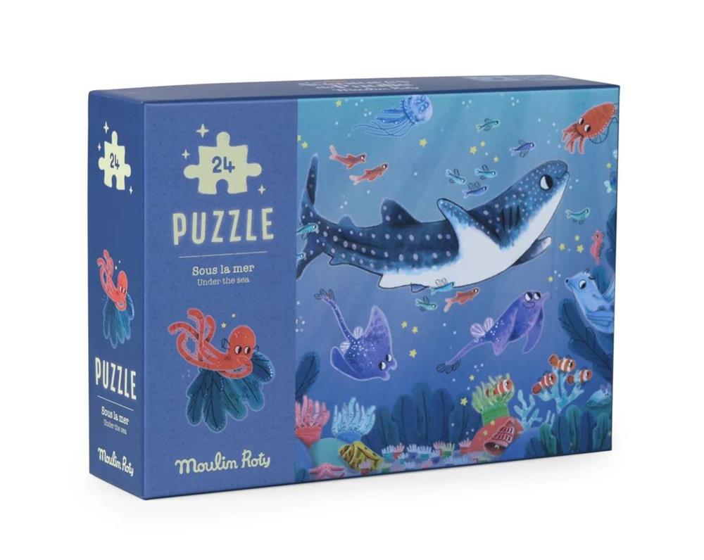 MOULIN ROTY PUZZLE FOSFORESCENTE SOTTO IL MARE 24PZ 676441