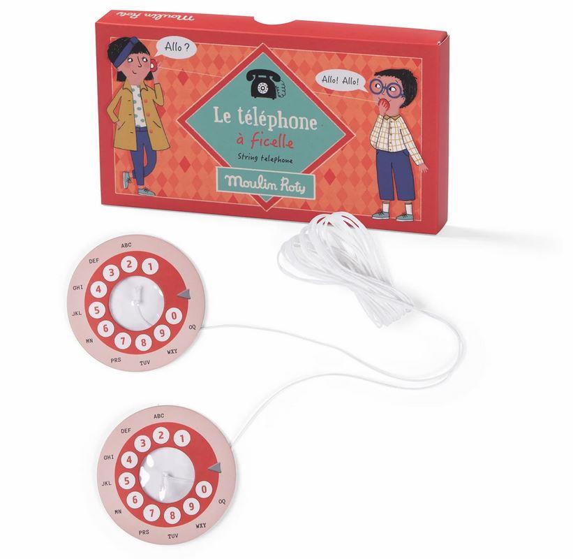 MOULIN ROTY TELEFONO VINTAGE CON FILO LES PETITES MERVEILLES 711385