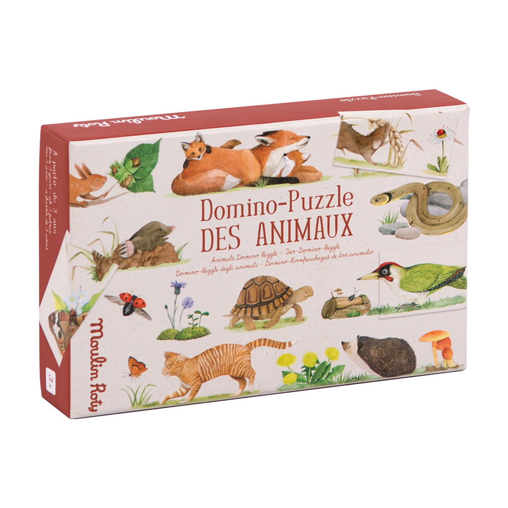 MOULIN ROTY  DOMINO-PUZZLE ANIMALI 712419