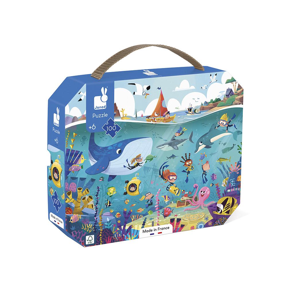 JANOD PUZZLE I FONDALI MARINI 100 PZ J02394