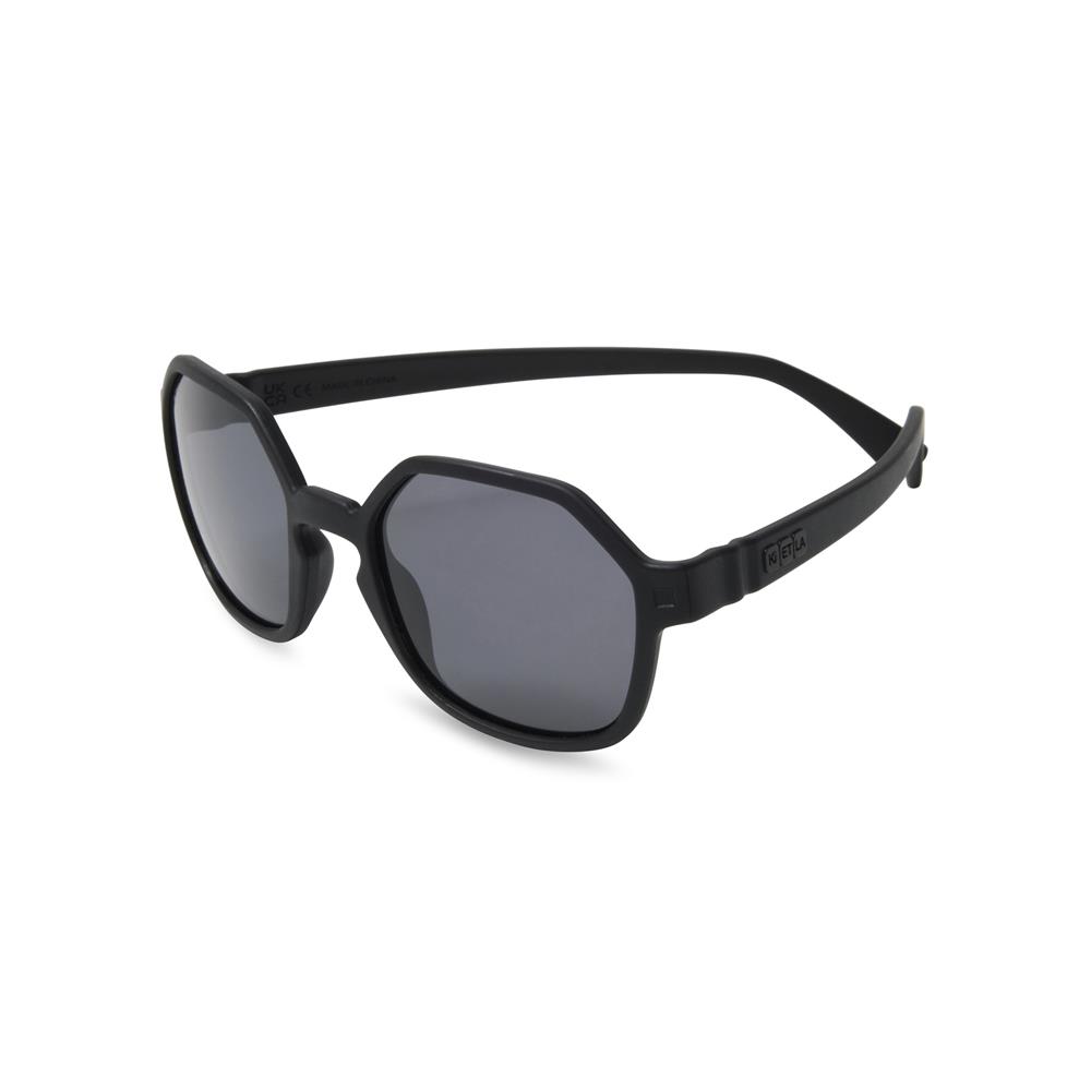 KI ET LA OCCHIALI DA SOLE EYZZ 5 ANGULAR SQUARE SHAPE 7-12 ANNI EY5SUNBLACK