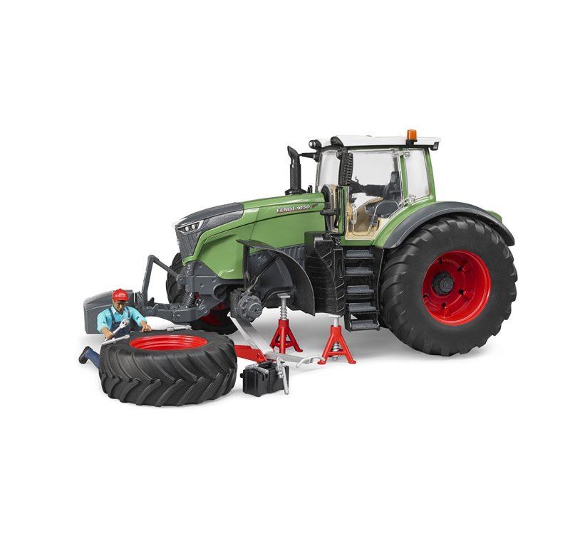 BRUDER TRATTORE FENDT 1050 VARIO CON MECCANICO E ATTREZZATURA 4041