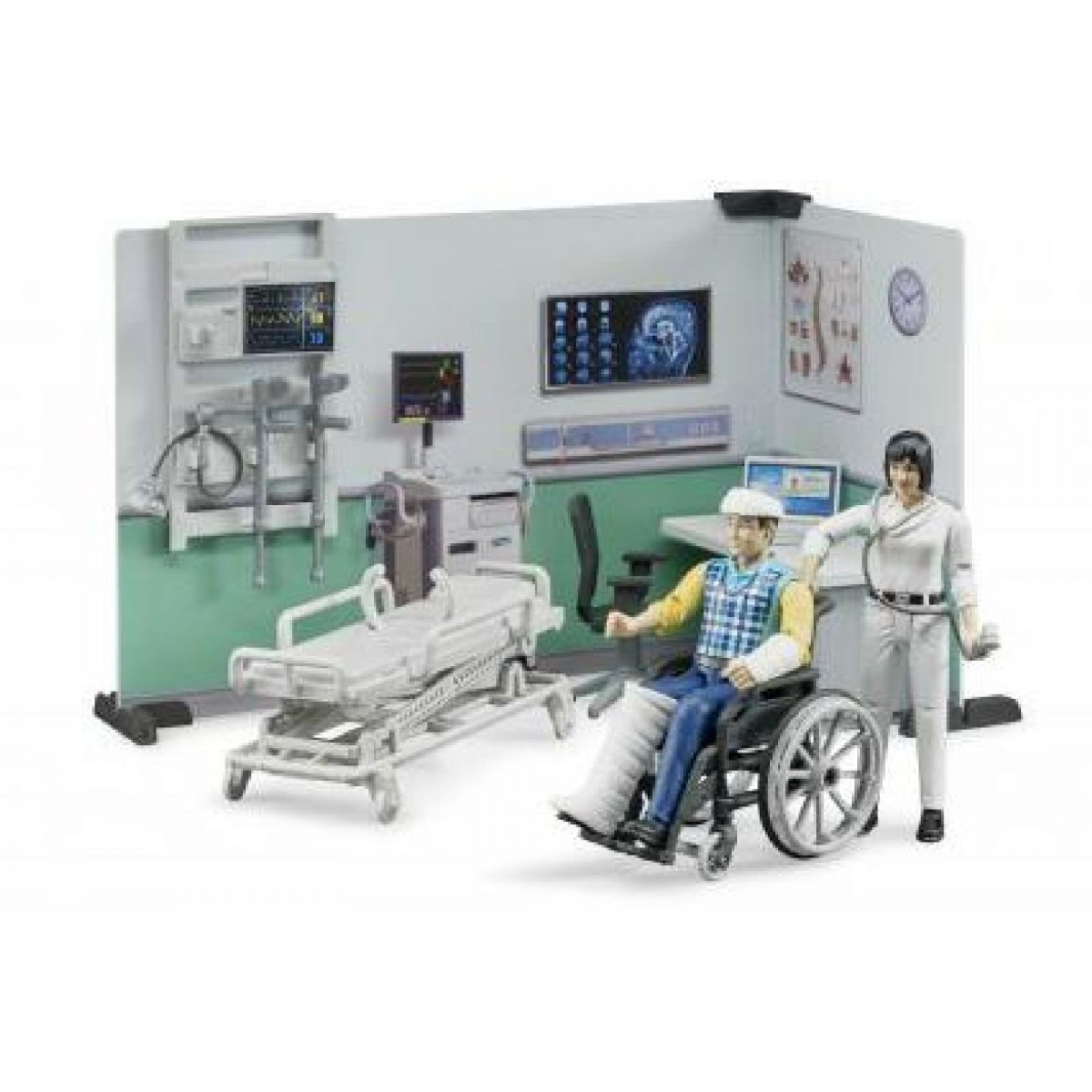 BRUDER AMBULATORIO MEDICO CON ACCESSORI 62711