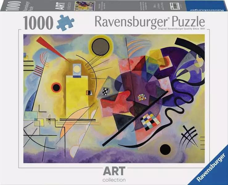 RAVENSBURGER PUZZLE KANDINSKY: YELLOW, RED, BLUE 1000 PZ 00023