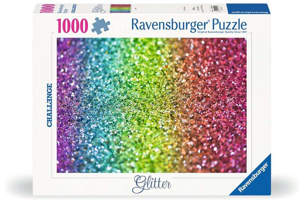 RAVENSBURGER PUZZLE CHALLENGE GLITTER 1000 PZ 00116