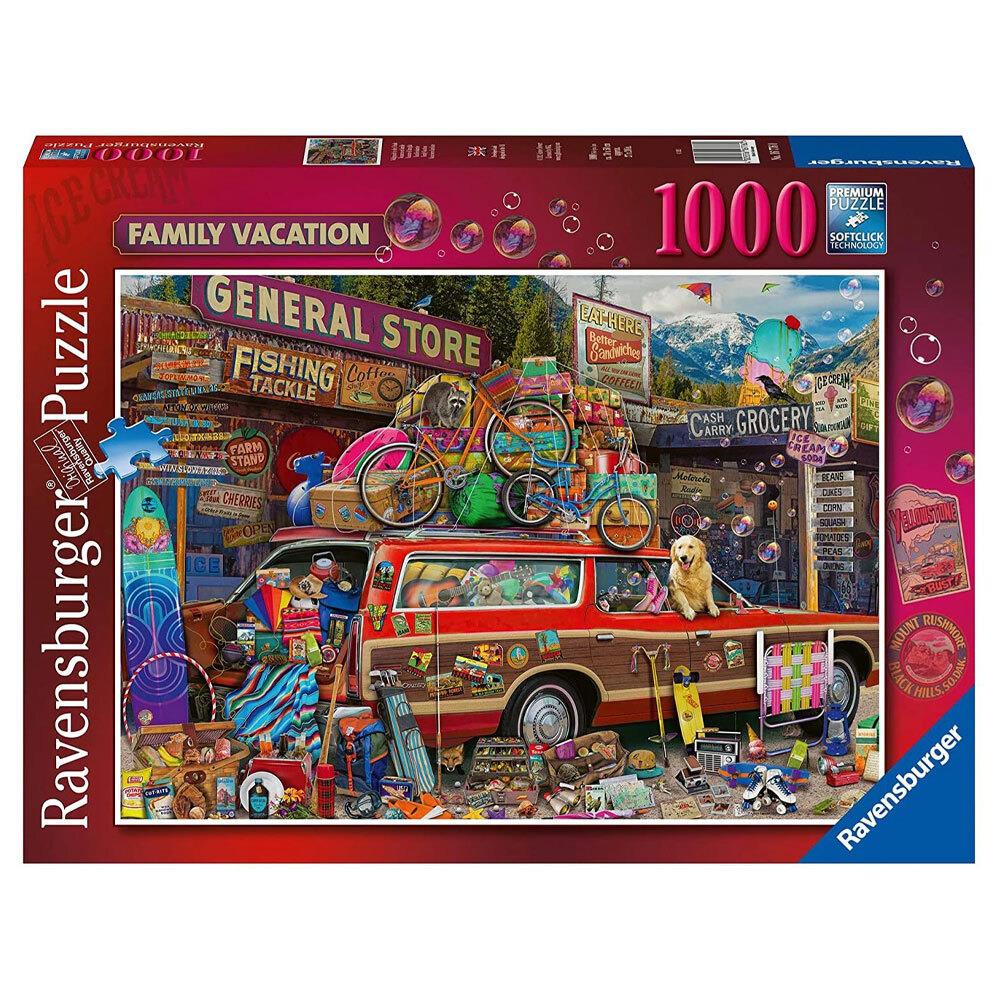 RAVENSBURGER PUZZLE VACANZE DI FAMIGLIA 1000 PZ 00130