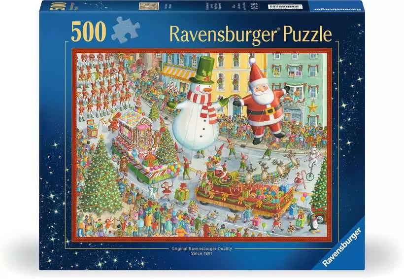 RAVENSBURGER PUZZLE HERE COMES CHRISTMAS! 500 PZ 00382