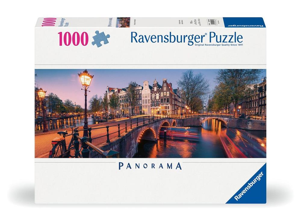 RAVENSBURGER PUZZLE PANORAMA UNA SERA AD AMSTERDAM 1000 PZ 00446