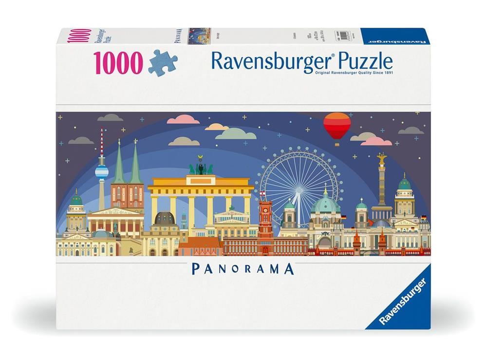 RAVENSBURGER PUZZLE PANORAMA BERLINO DI NOTTE 1000 PZ 00448