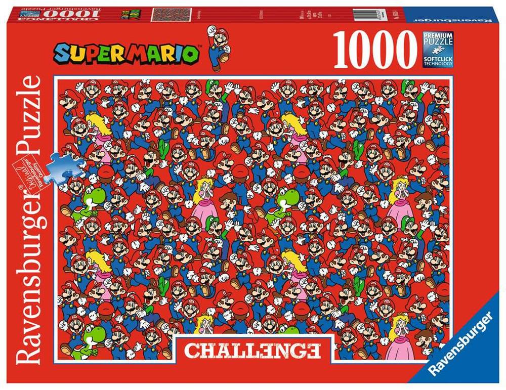 RAVENSBURGER PUZZLE SUPER MARIO CHALLENGE 1000 PEZZI 00504