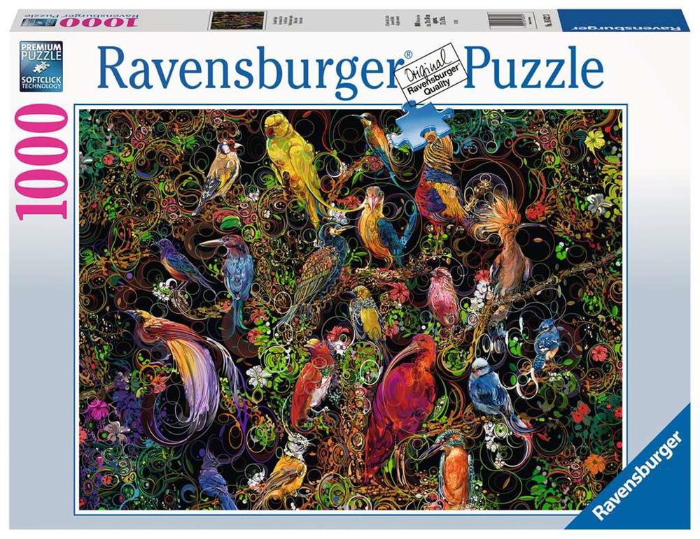 RAVENSBURGER PUZZLE UCCELLI D'ARTE 1000 PZ 00557