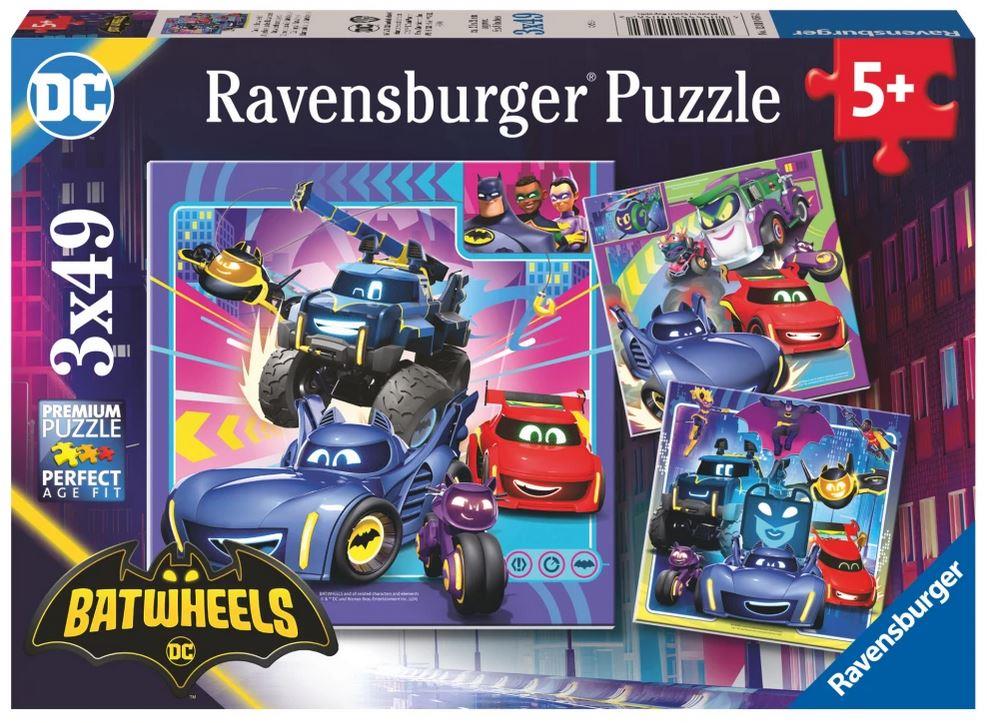 RAVENSBURGER BATWHEELS - COLLEZIONE 3X49 PZ 01056