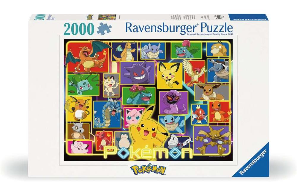 RAVENSBURGER PUZZLE POKÉMON 2000 PZ 01130