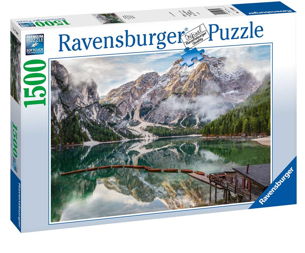 RAVENSBURGER PUZZLE LAGO DI BRAIES 1500 PZ 01211