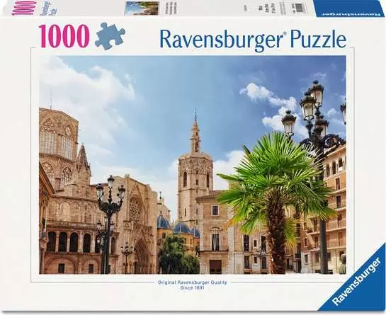 RAVENSBURGER PUZZLE PLAZA DE LA VIRGEN, VALENCIA 1000 PZ 01915