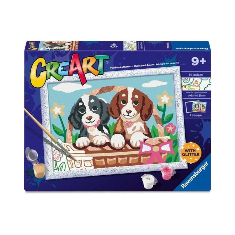 RAVENSBURGER CREART SERIE D - PUPPY PICNIC 23060
