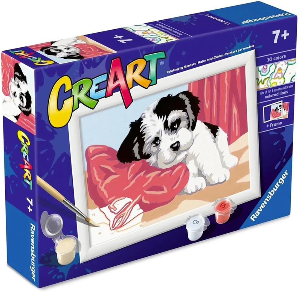 RAVENSBURGER CREART SERIE E - CUCCIOLO AFFETTUOSO 23090
