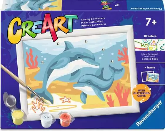RAVENSBURGER CREART SERIE E - DELFINO GIOIOSO 23252