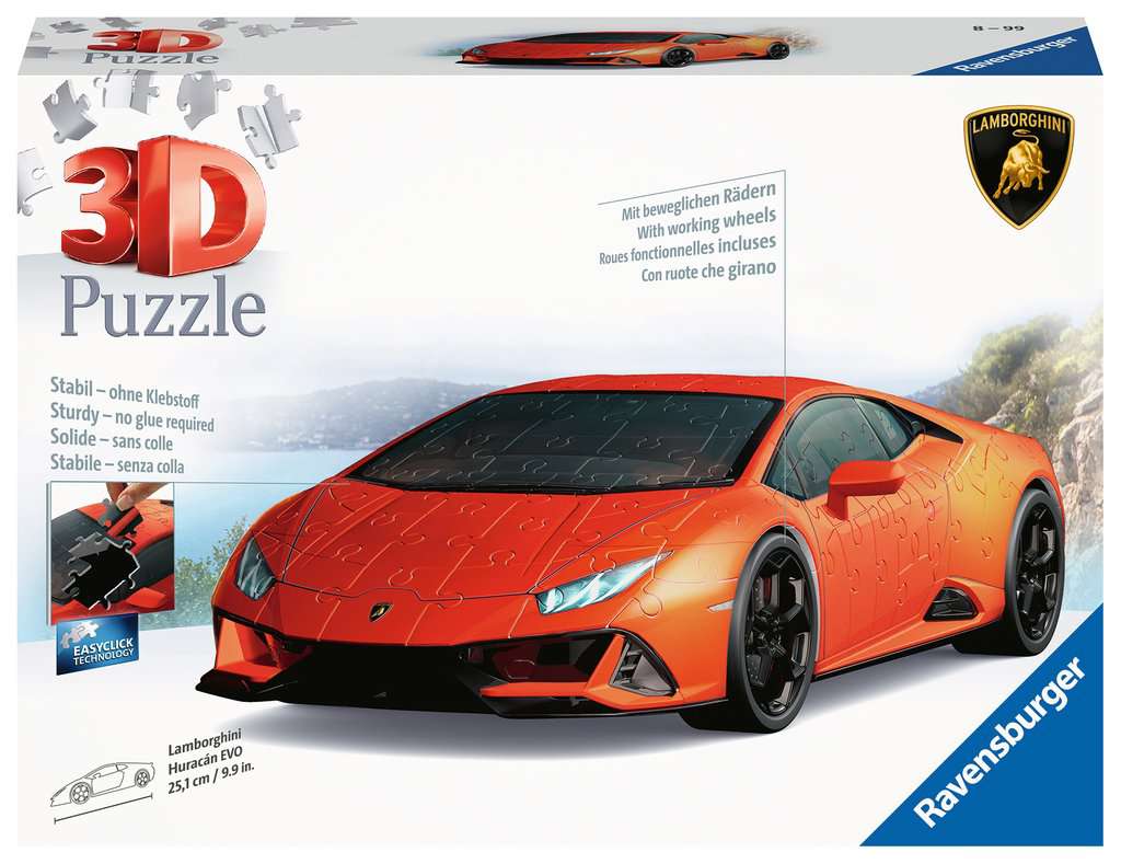 RAVENSBURGER 3D PUZZLE LAMBORGHINI HURACÁN EVO 11238