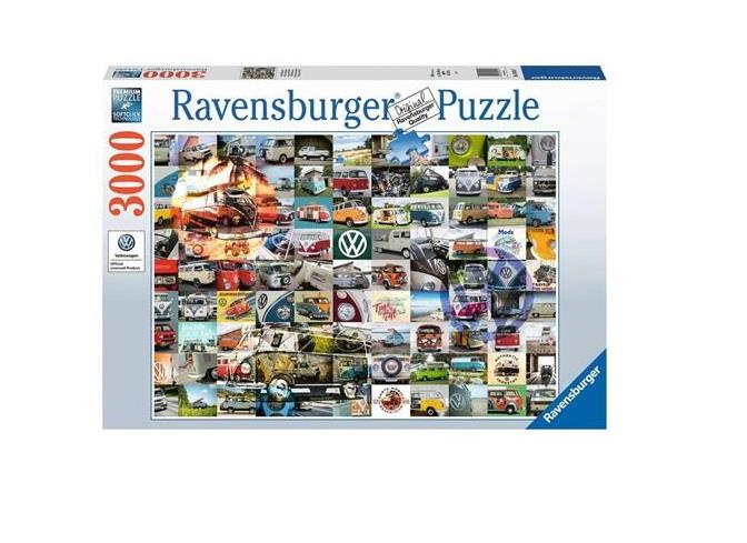 RAVENSBURGER PUZZLE 3000 PZ - 99 MOMENTI DI VW BULLI 160181