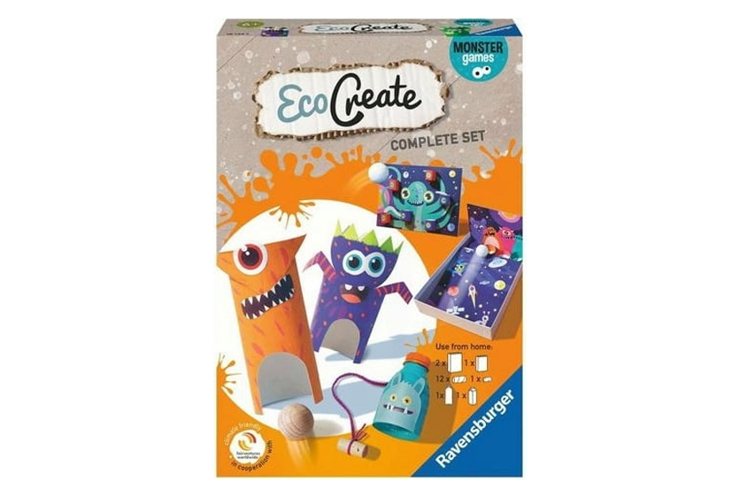 RAVENSBURGER ECOCREATE MIDI MONSTER GAMES 18144