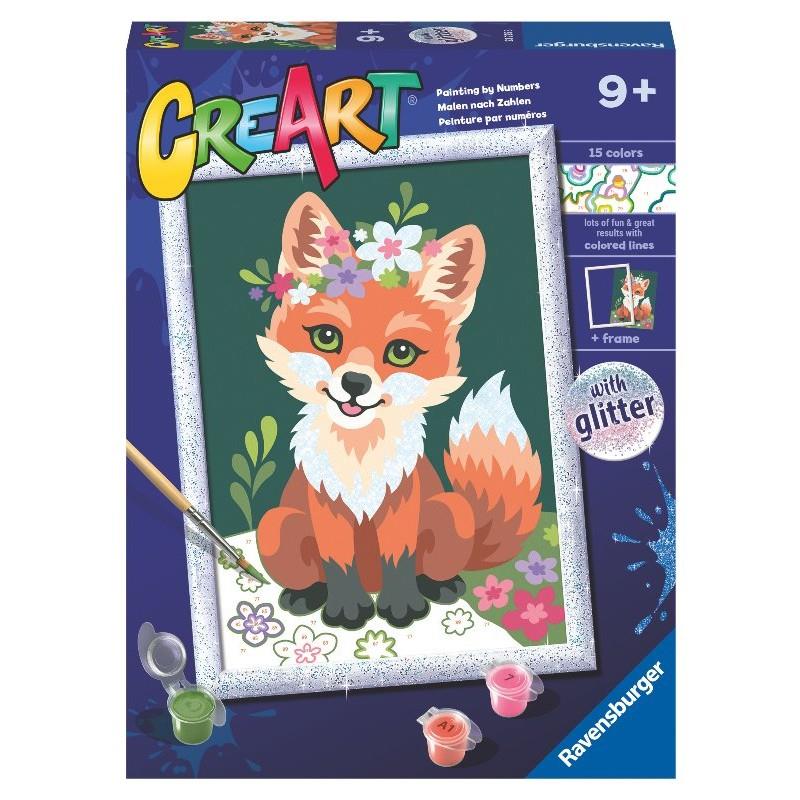 RAVENSBURGER CREART SERIE D CLASSIC - VOLPE CON I FIORI 23725