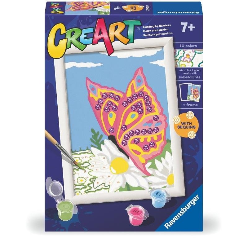 RAVENSBURGER CREART SERIE E CLASSIC - FARFALLA SCINTILLANTE 23938