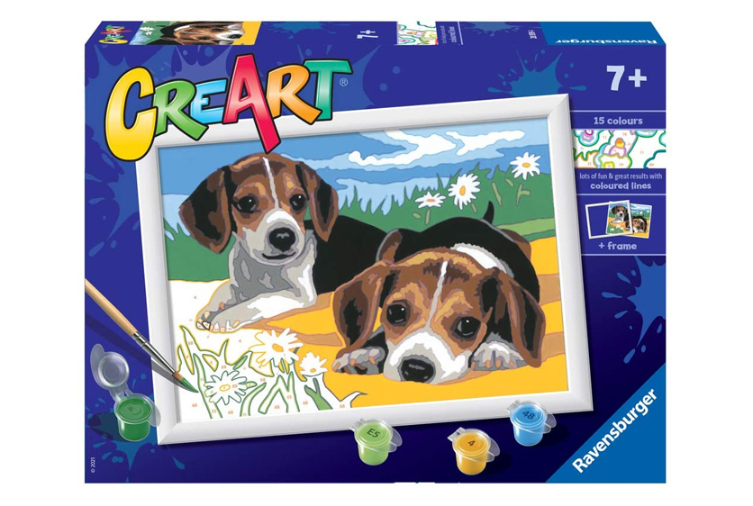 RAVENSBURGER CREART SERIE D - CUCCIOLI JACK RUSSELL 28939