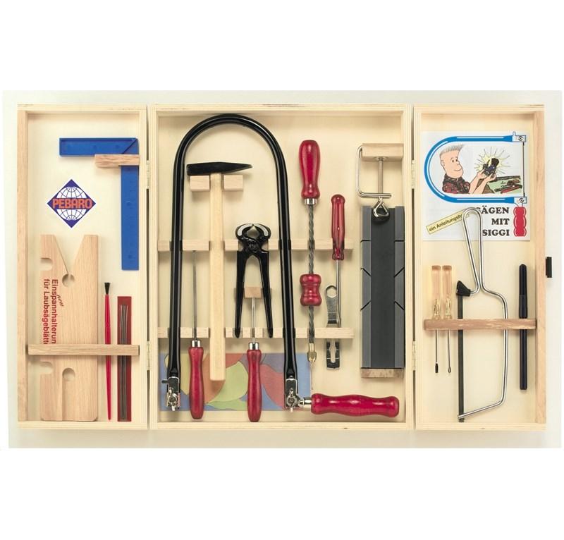 PEBARO KIT DA TRAFORO CLASSICO CON UTENSILI IN ACCIAIO 402S